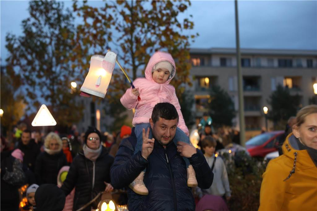 Eindrücke vom Martinsumzug der IGBCE-Ortsgruppe Selm/Bork am Samstag, 4. November.