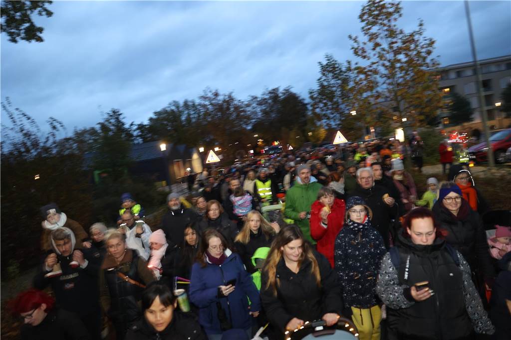 Eindrücke vom Martinsumzug der IGBCE-Ortsgruppe Selm/Bork am Samstag, 4. November.