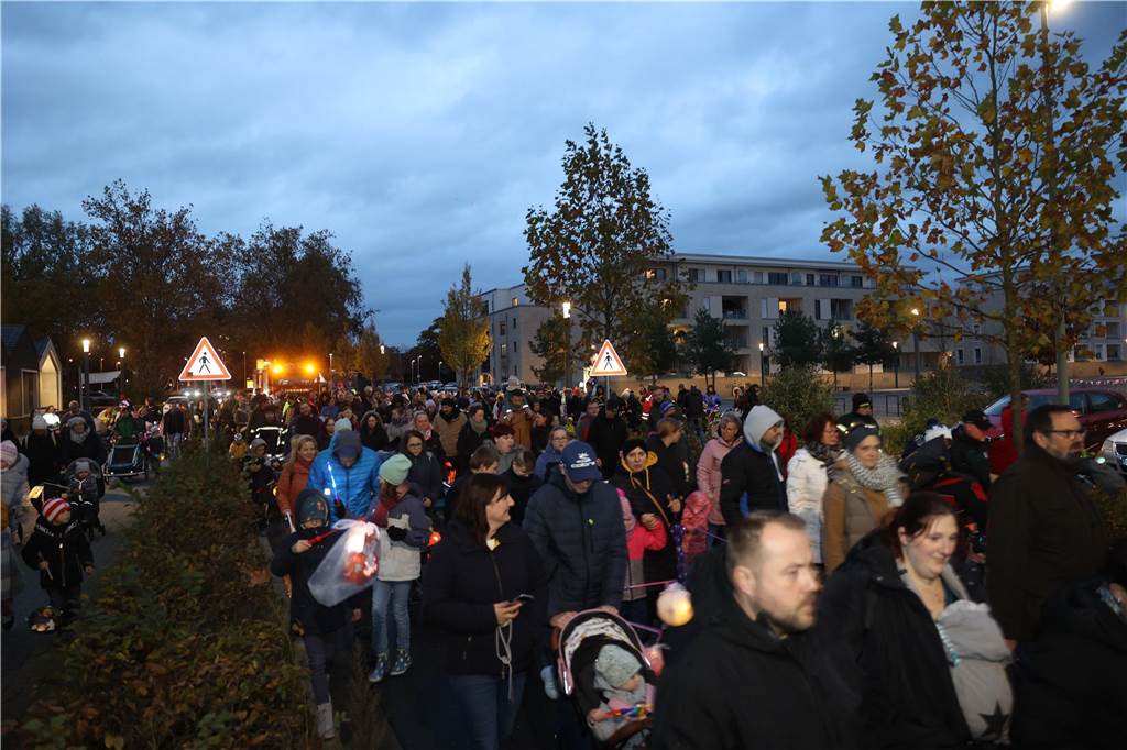 Eindrücke vom Martinsumzug der IGBCE-Ortsgruppe Selm/Bork am Samstag, 4. November.