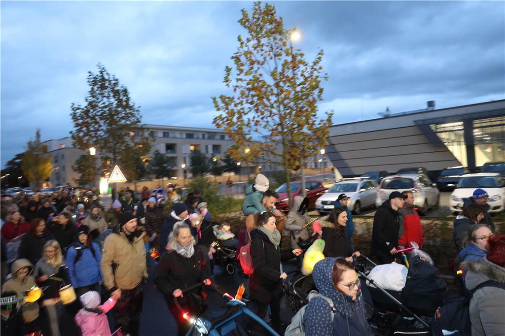 Eindrücke vom Martinsumzug der IGBCE-Ortsgruppe Selm/Bork am Samstag, 4. November.