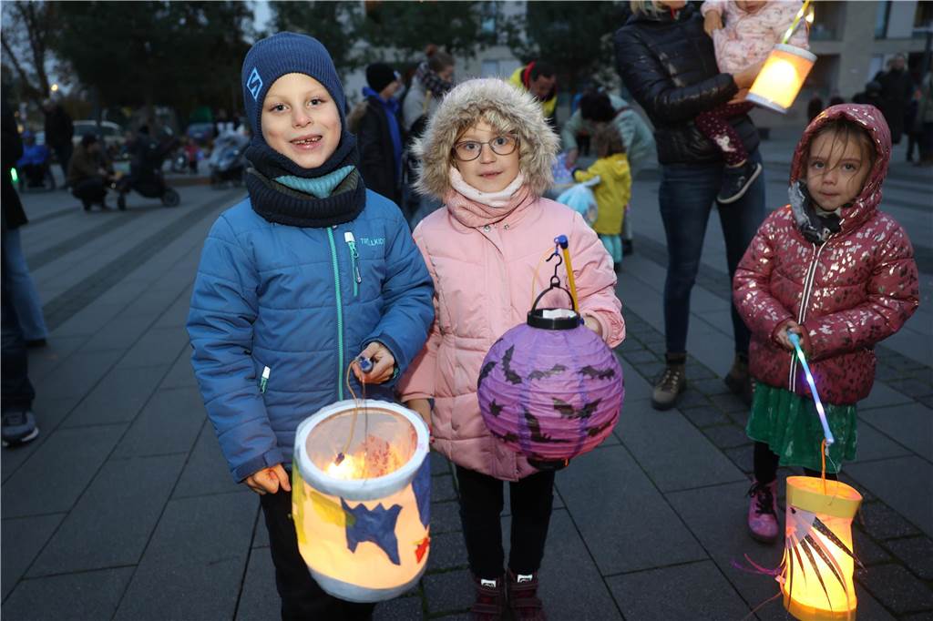 Eindrücke vom Martinsumzug der IGBCE-Ortsgruppe Selm/Bork am Samstag, 4. November.