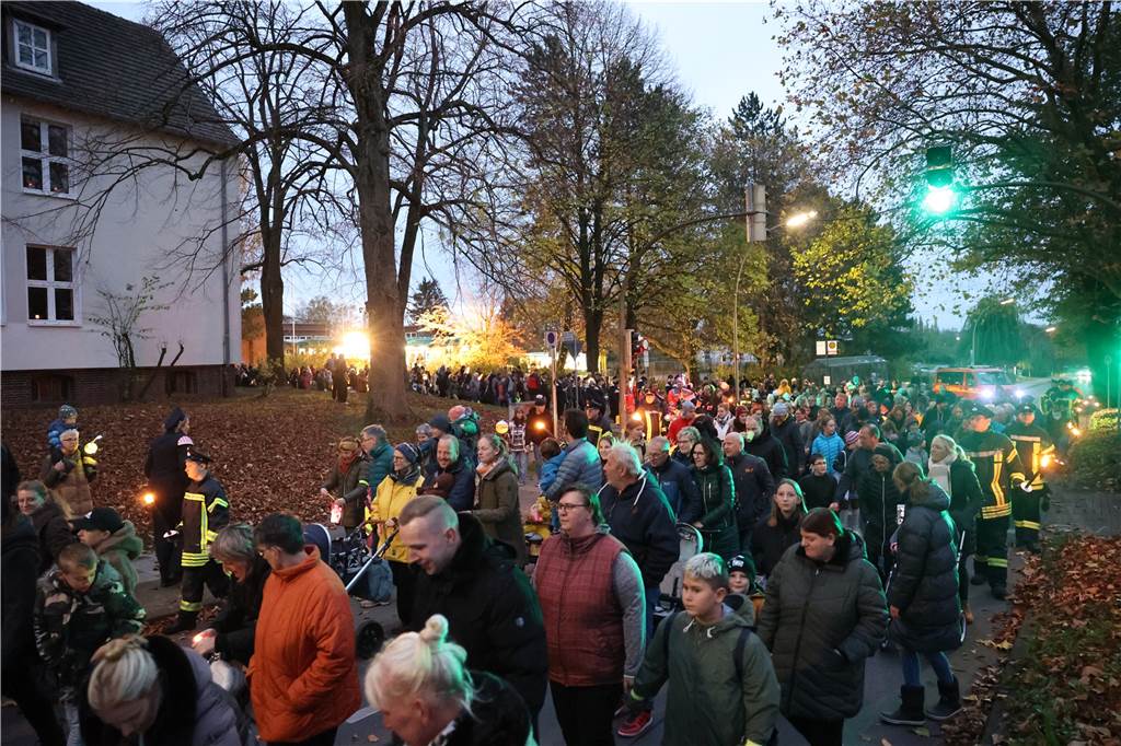 Eindrücke vom Martinsumzug in Bork. 