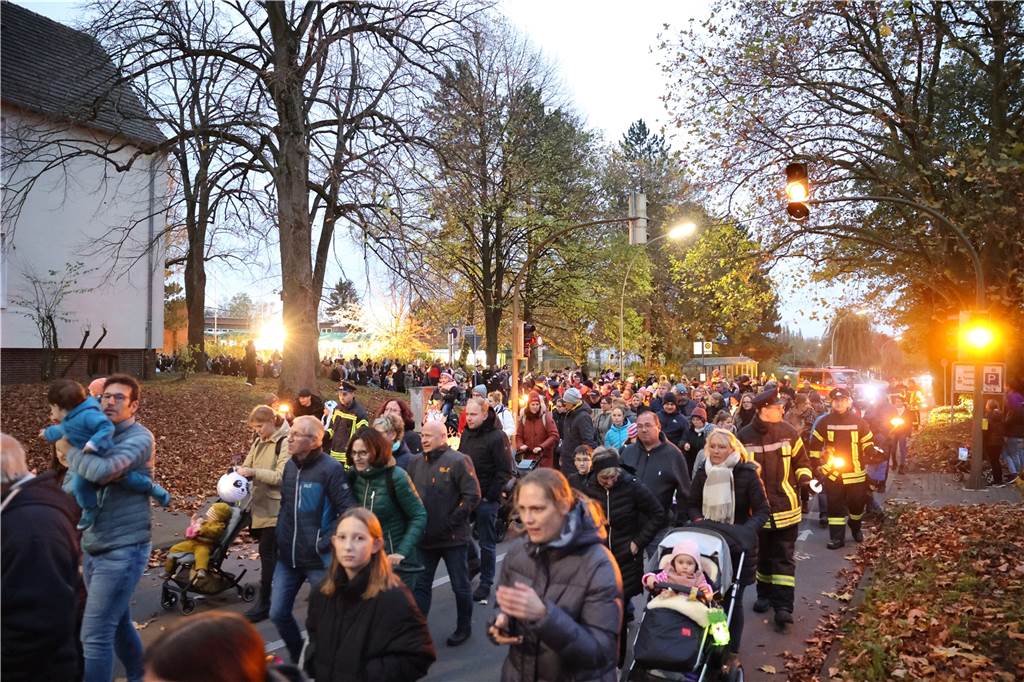 Eindrücke vom Martinsumzug in Bork. 