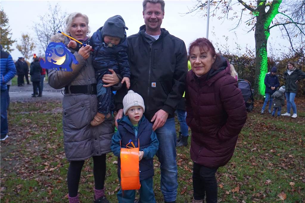 Eindrücke vom Martinsumzug in Herbern am Freitag (15. November).