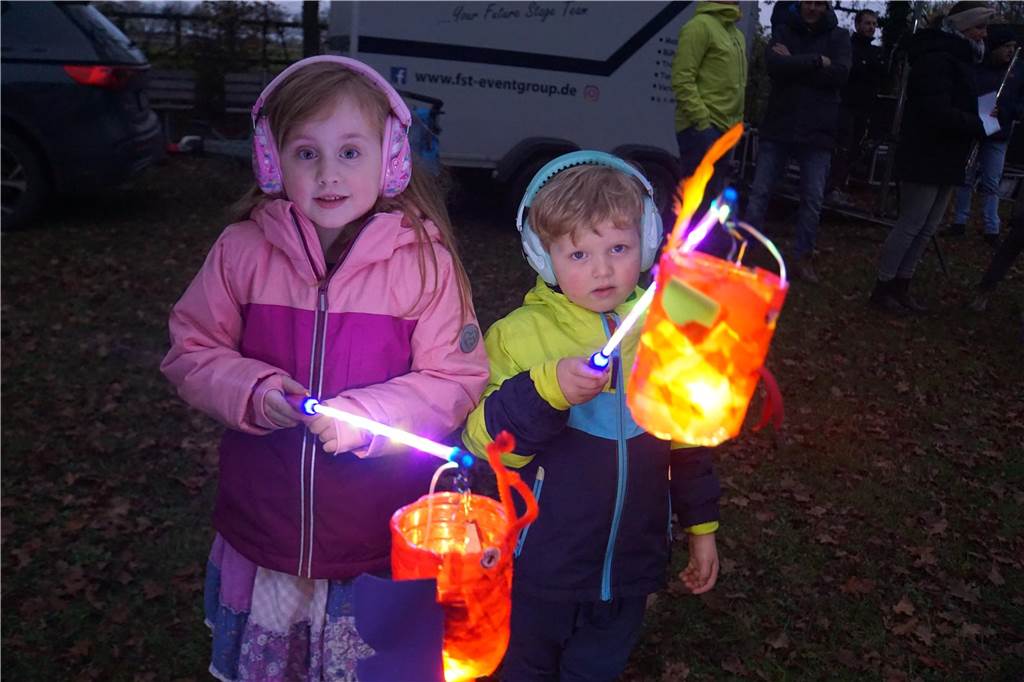 Eindrücke vom Martinsumzug in Herbern am Freitag (15. November).
