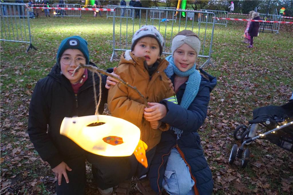 Eindrücke vom Martinsumzug in Herbern am Freitag (15. November).