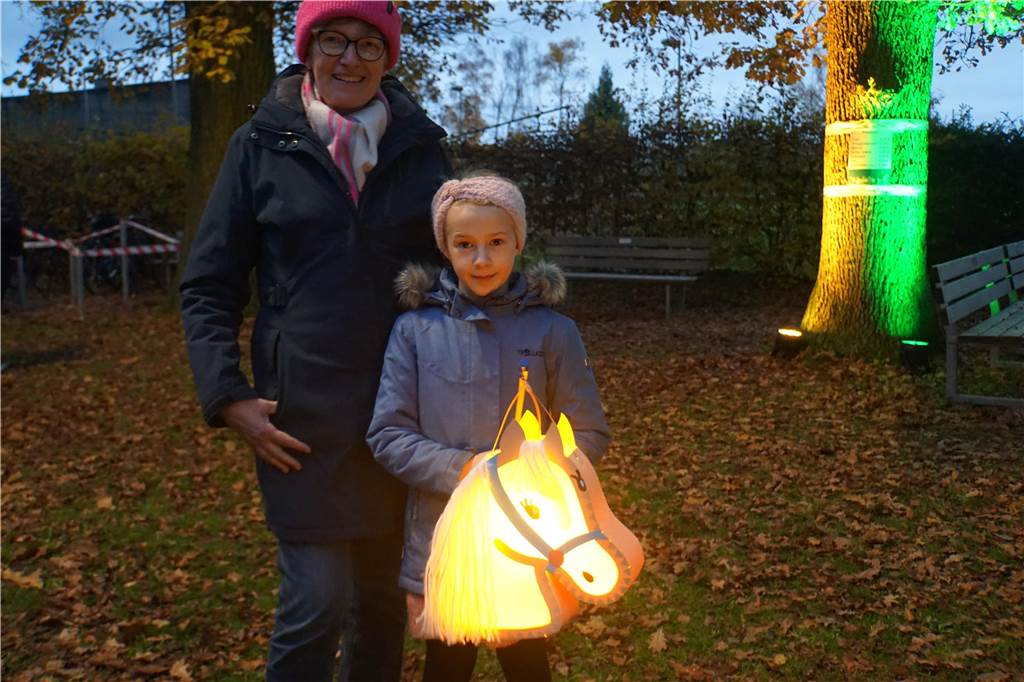 Eindrücke vom Martinsumzug in Herbern am Freitag (15. November).
