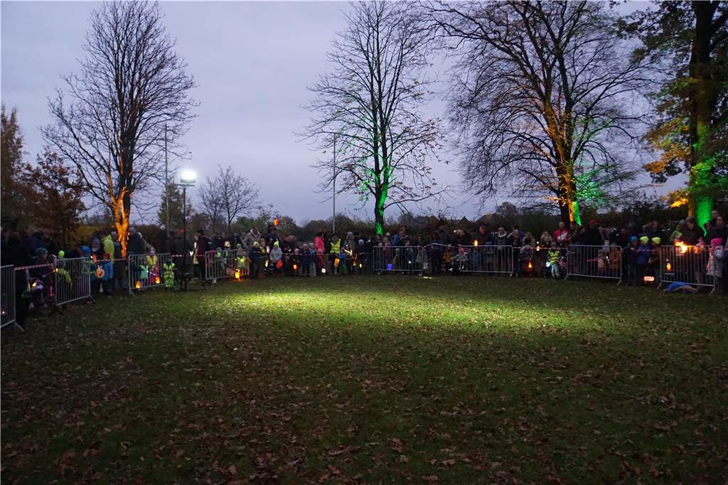 Eindrücke vom Martinsumzug in Herbern am Freitag (15. November).