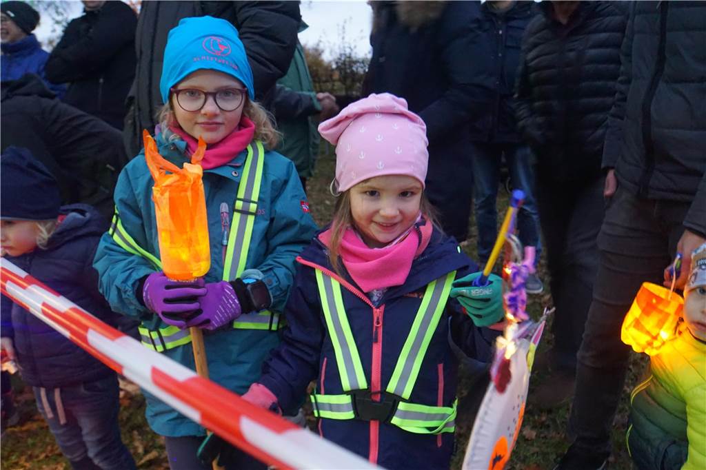 Eindrücke vom Martinsumzug in Herbern am Freitag (15. November).