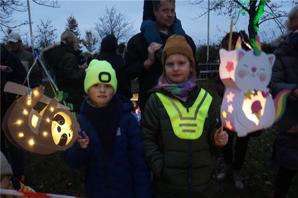 Eindrücke vom Martinsumzug in Herbern am Freitag (15. November).