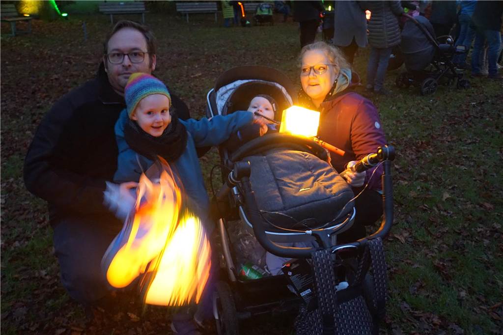 Eindrücke vom Martinsumzug in Herbern am Freitag (15. November).