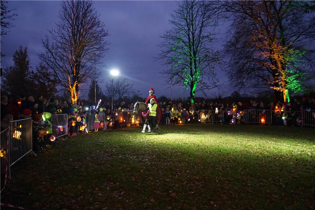 Eindrücke vom Martinsumzug in Herbern am Freitag (15. November).