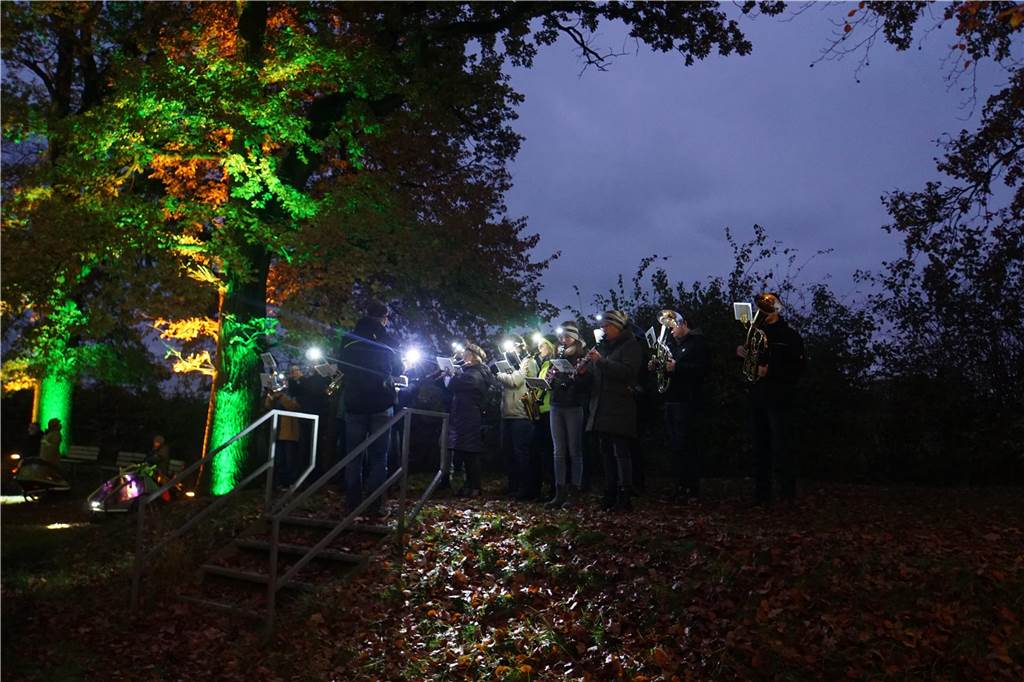 Eindrücke vom Martinsumzug in Herbern am Freitag (15. November).