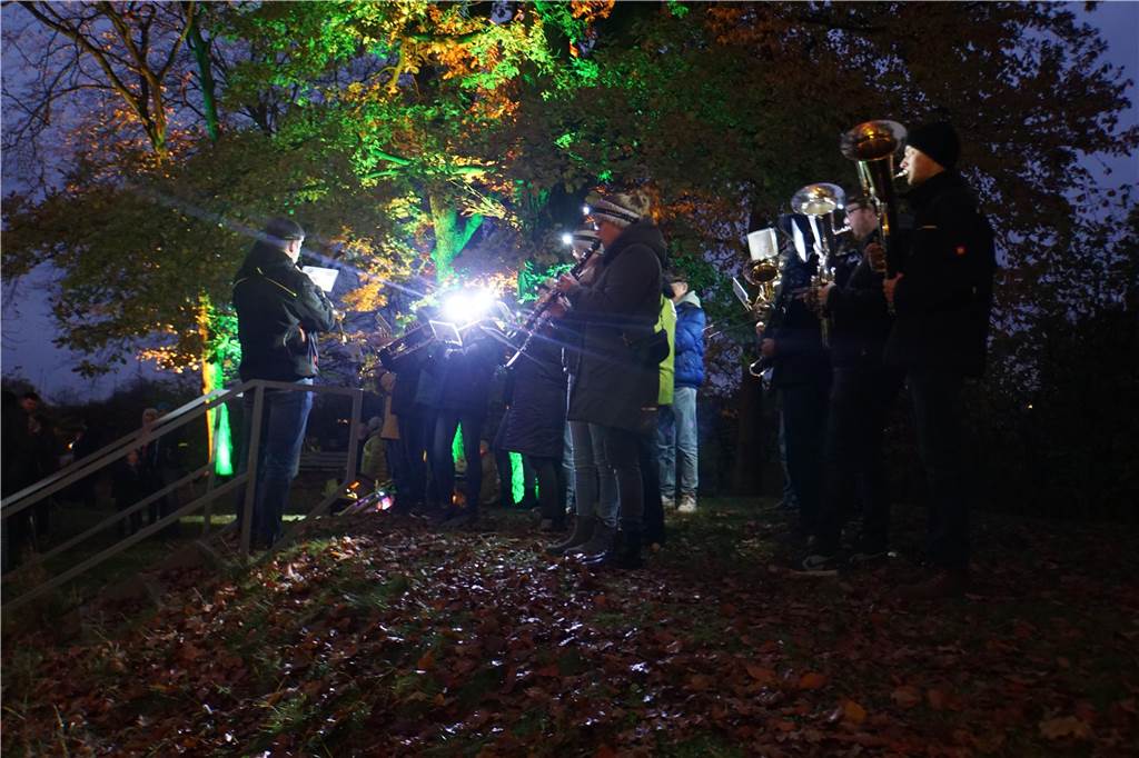 Eindrücke vom Martinsumzug in Herbern am Freitag (15. November).