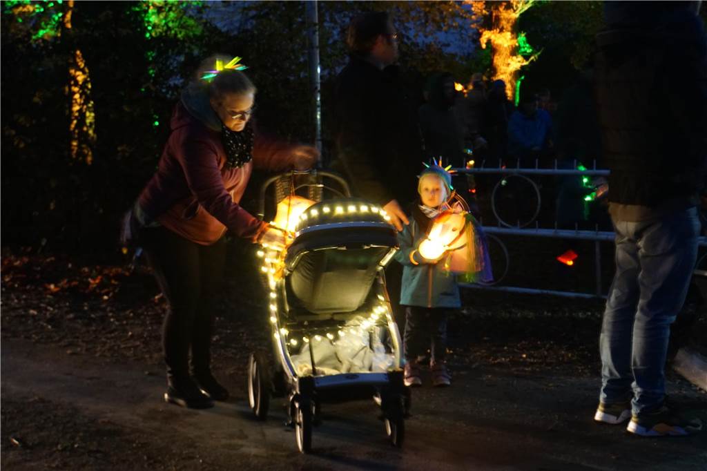 Eindrücke vom Martinsumzug in Herbern am Freitag (15. November).