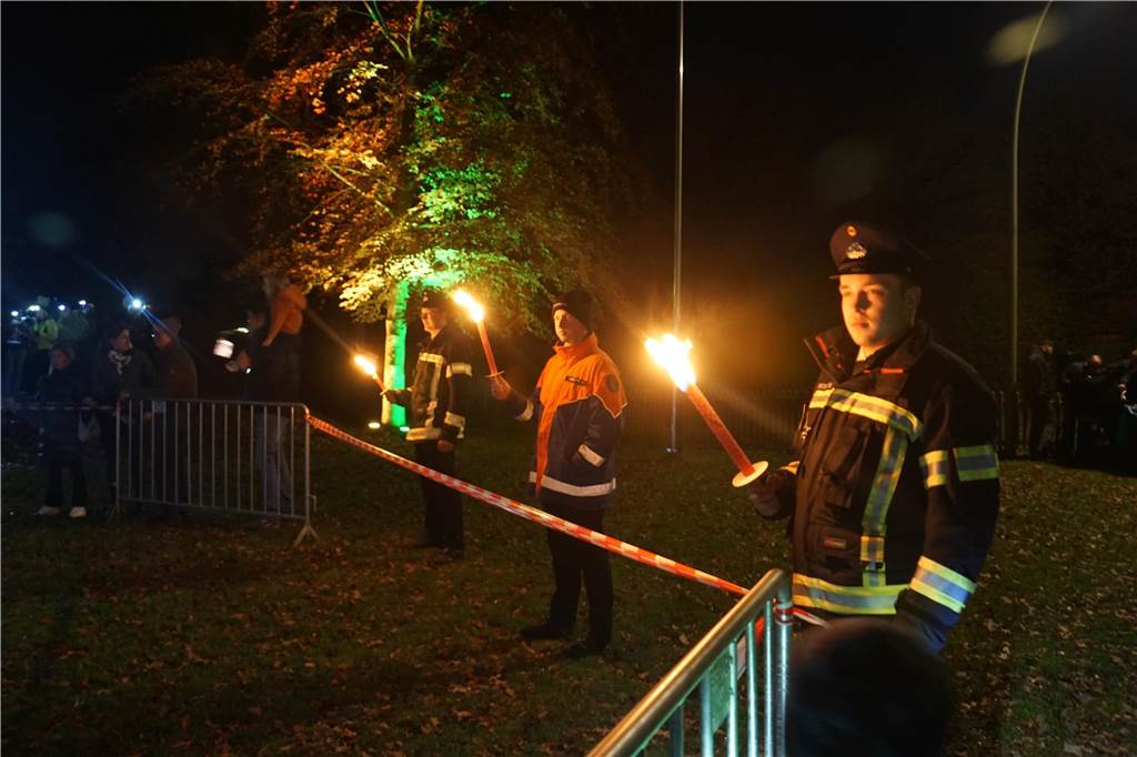 Eindrücke vom Martinsumzug in Herbern am Freitag (15. November).