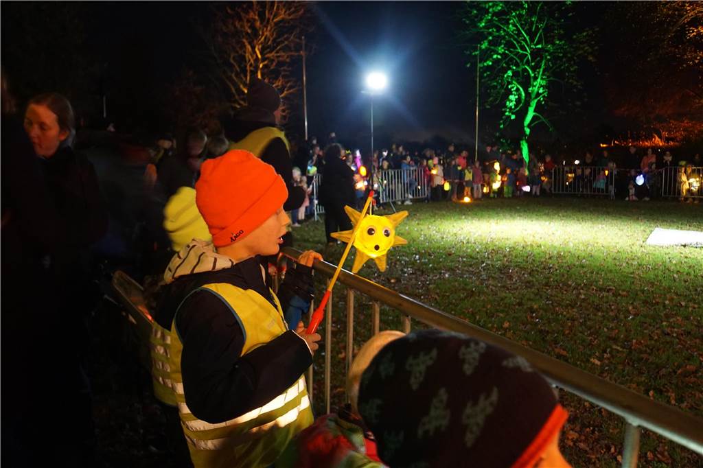 Eindrücke vom Martinsumzug in Herbern am Freitag (15. November).