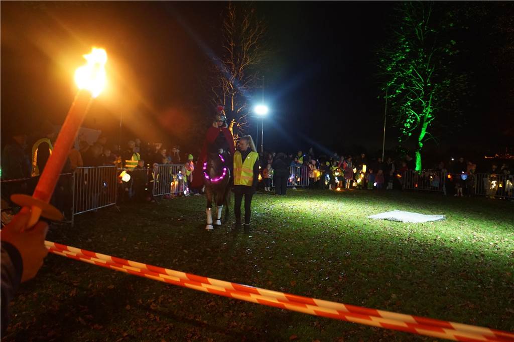 Eindrücke vom Martinsumzug in Herbern am Freitag (15. November).