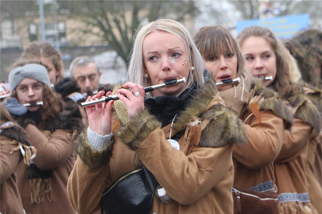 Eindrücke vom Rosenmontag mit dem Spielmannszug der KG.