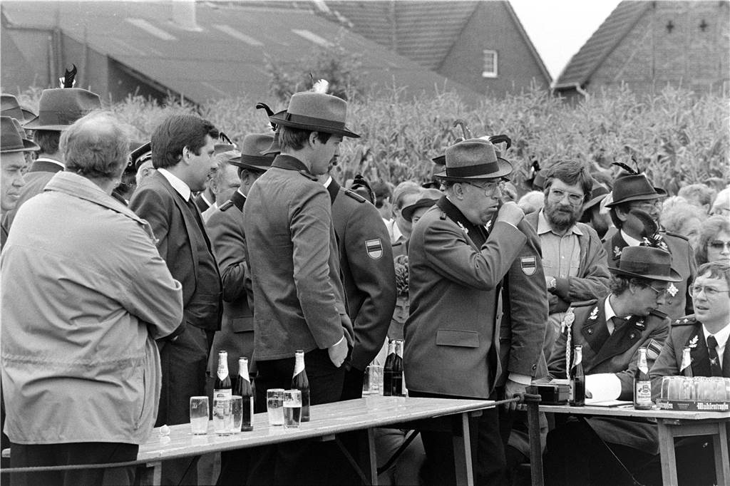 Eindrücke vom Schützenfest in Cappenberg im August 1985. 