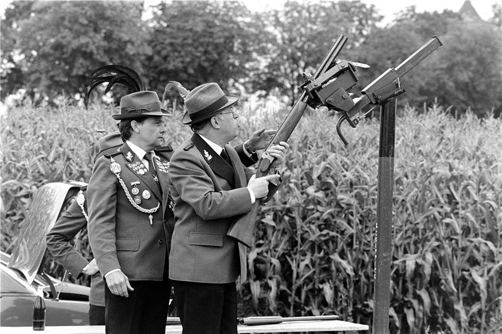 Eindrücke vom Schützenfest in Cappenberg im August 1985. 