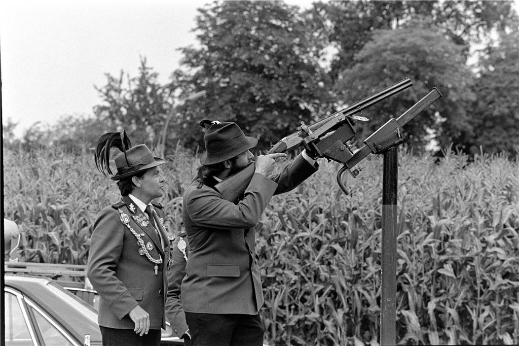 Eindrücke vom Schützenfest in Cappenberg im August 1985. 