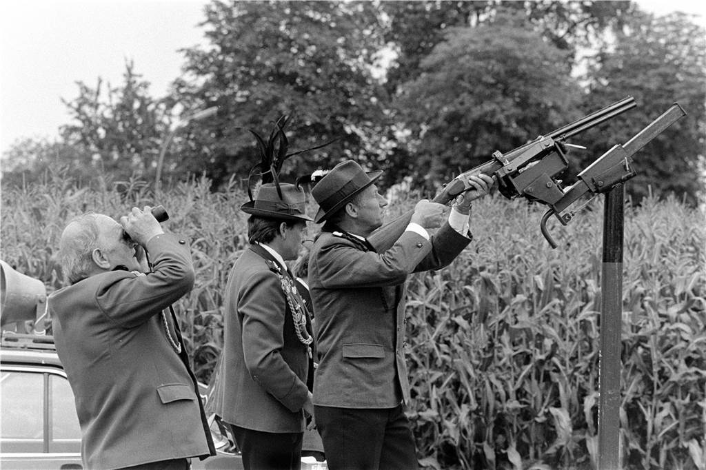 Eindrücke vom Schützenfest in Cappenberg im August 1985. 