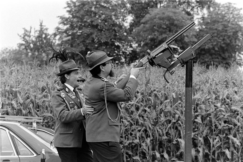 Eindrücke vom Schützenfest in Cappenberg im August 1985. 