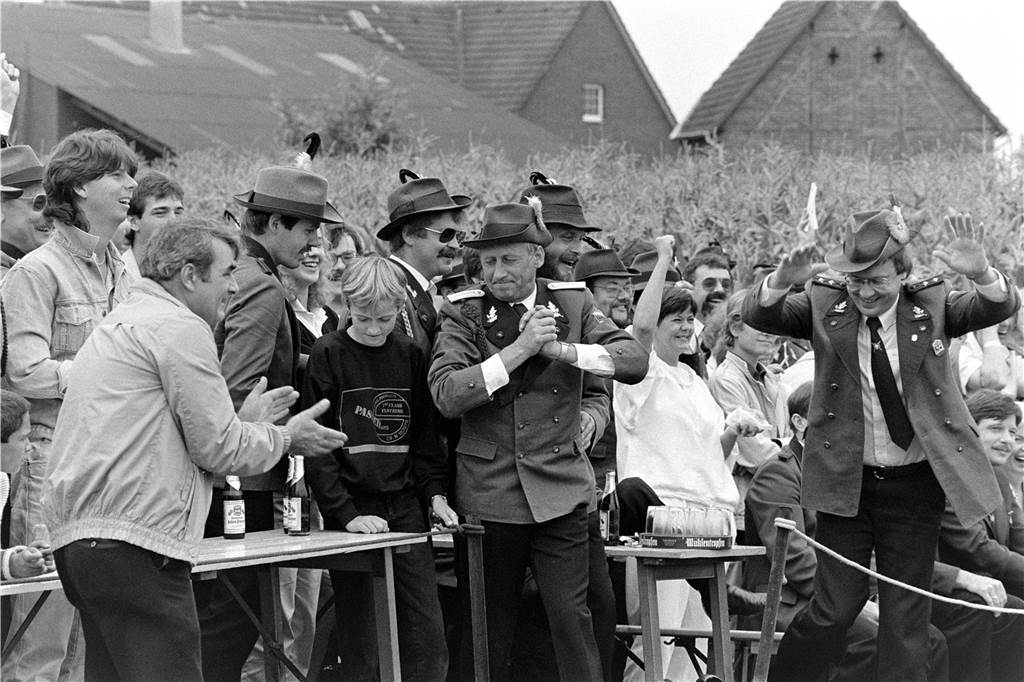 Eindrücke vom Schützenfest in Cappenberg im August 1985. 