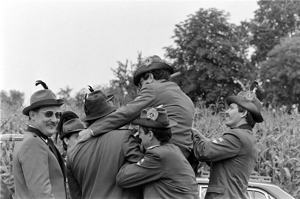Eindrücke vom Schützenfest in Cappenberg im August 1985. 