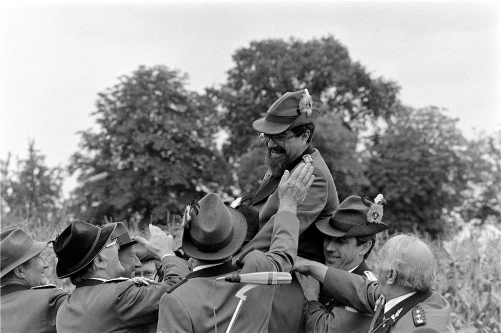 Eindrücke vom Schützenfest in Cappenberg im August 1985. 