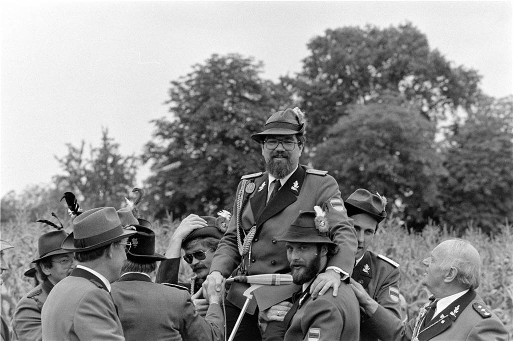 Eindrücke vom Schützenfest in Cappenberg im August 1985. 