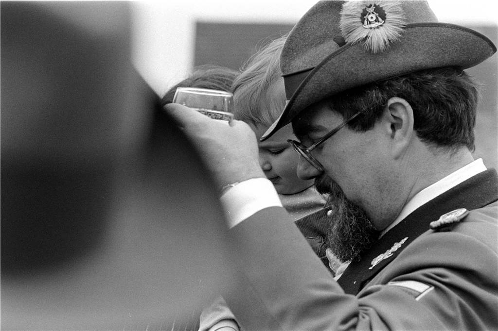 Eindrücke vom Schützenfest in Cappenberg im August 1985. 