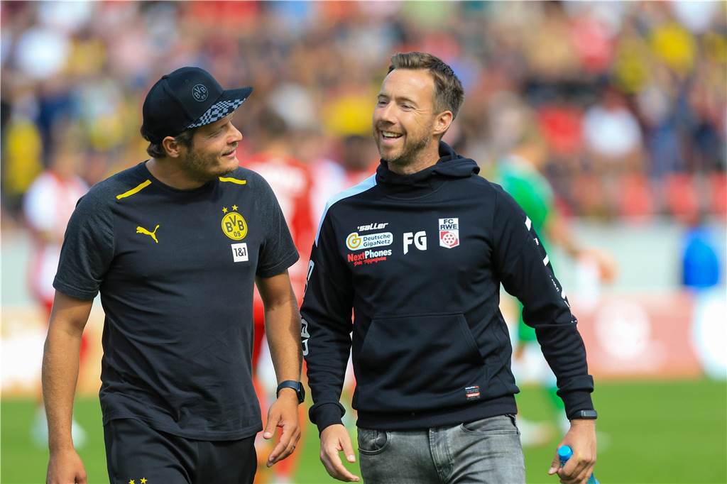 Eindrücke vom Testspiel von Borussia Dortmund gegen RW Erfurt. 
