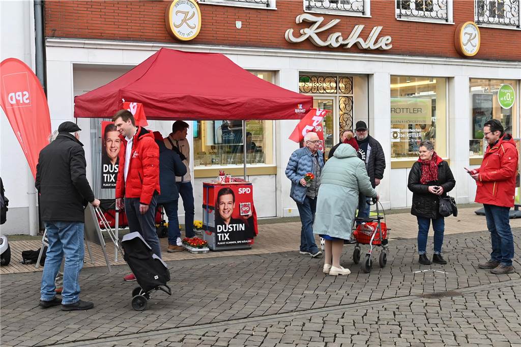 Eindrücke vom Wahlkampffinale in der Dorstener Innenstadt