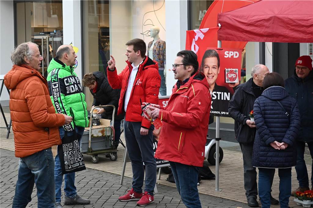 Eindrücke vom Wahlkampffinale in der Dorstener Innenstadt