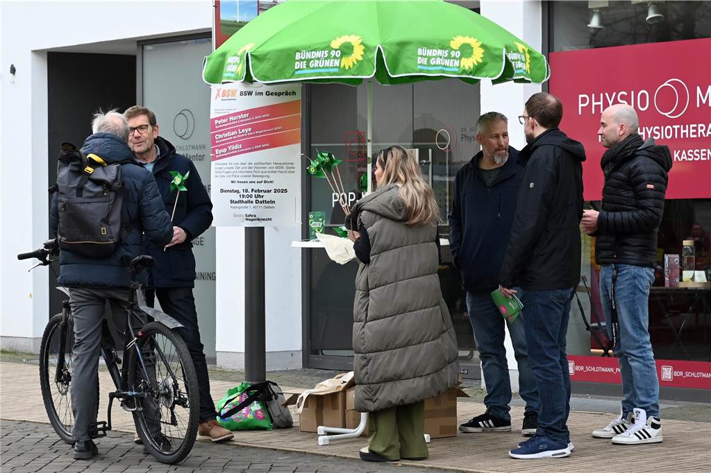 Eindrücke vom Wahlkampffinale in der Dorstener Innenstadt