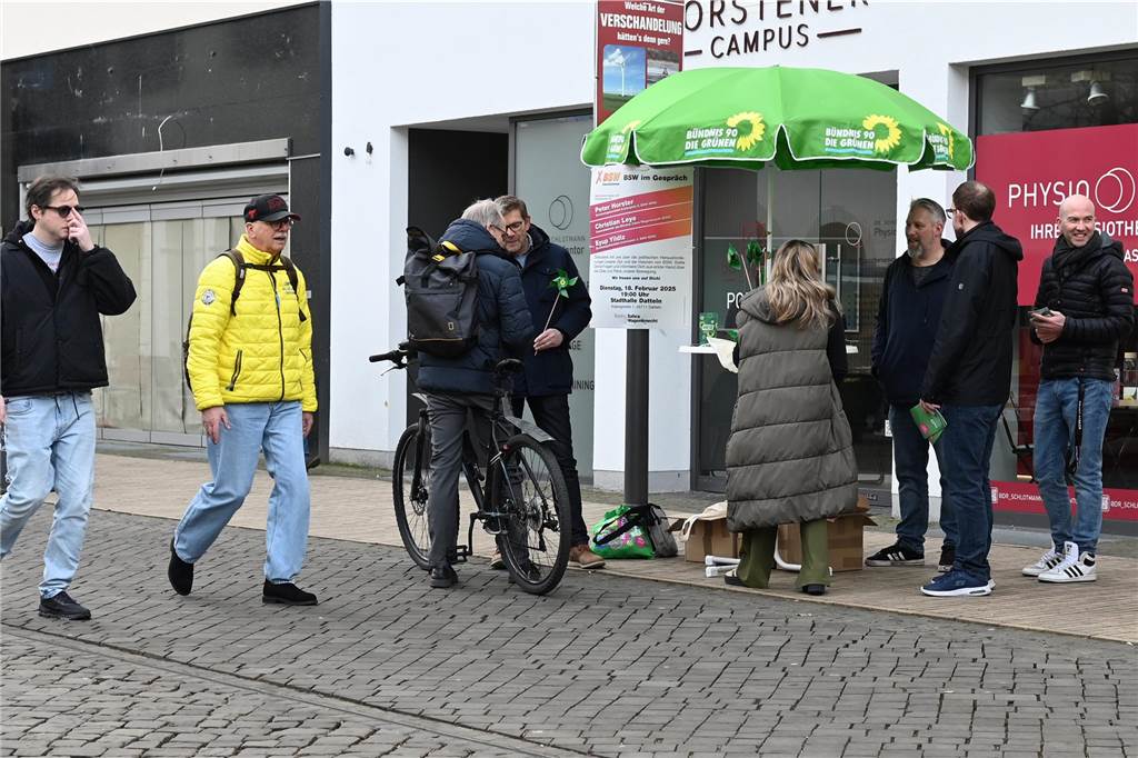 Eindrücke vom Wahlkampffinale in der Dorstener Innenstadt
