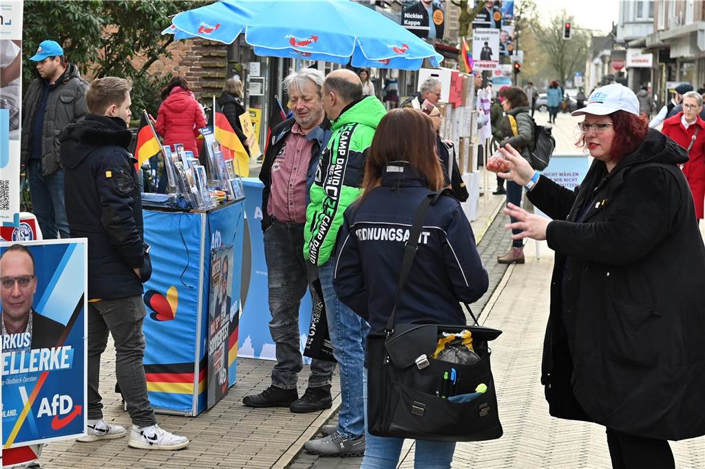 Eindrücke vom Wahlkampffinale in der Dorstener Innenstadt