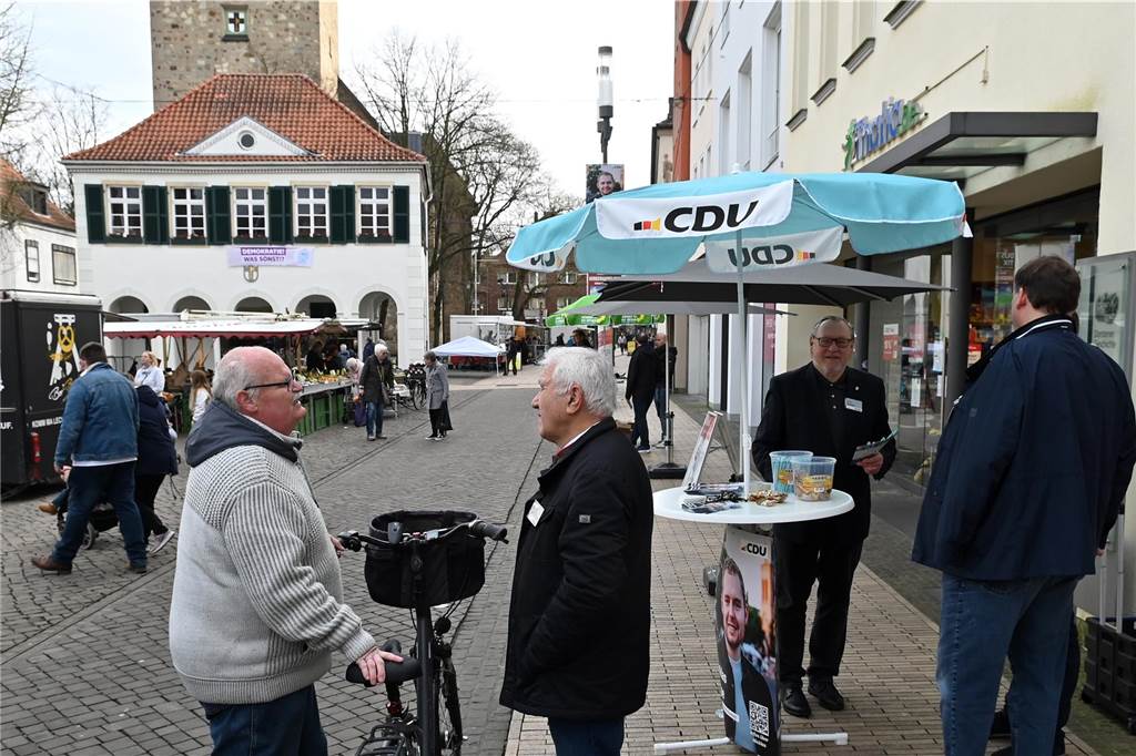 Eindrücke vom Wahlkampffinale in der Dorstener Innenstadt
