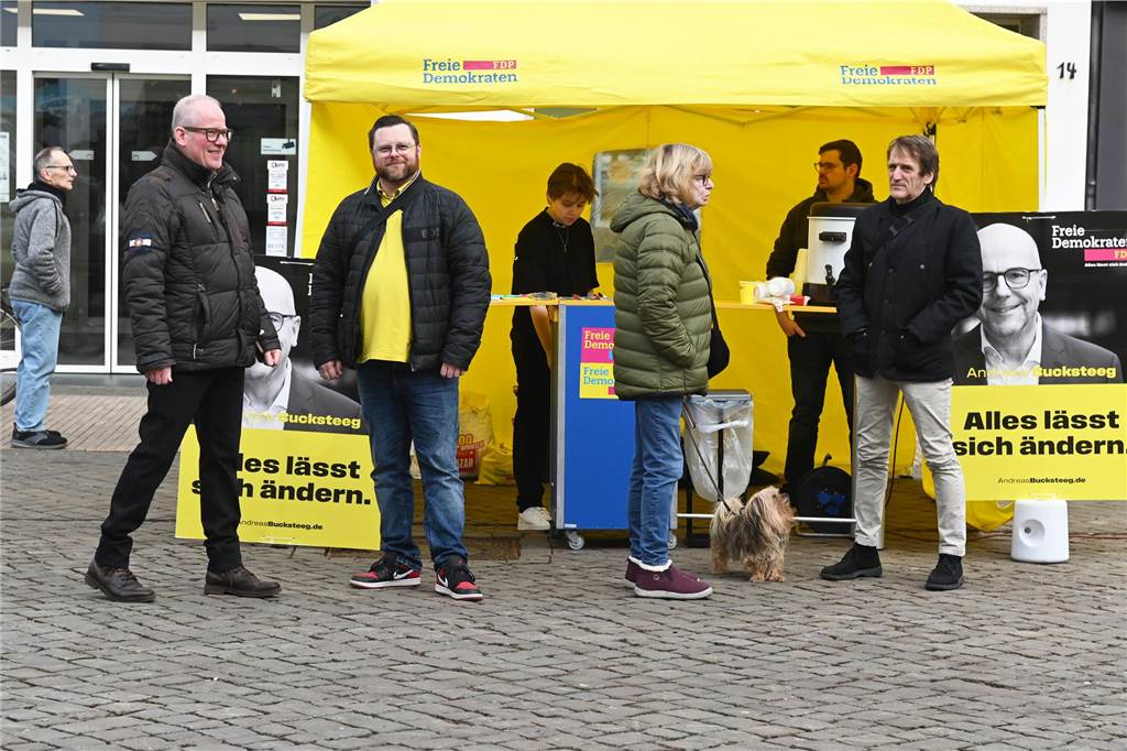 Eindrücke vom Wahlkampffinale in der Dorstener Innenstadt
