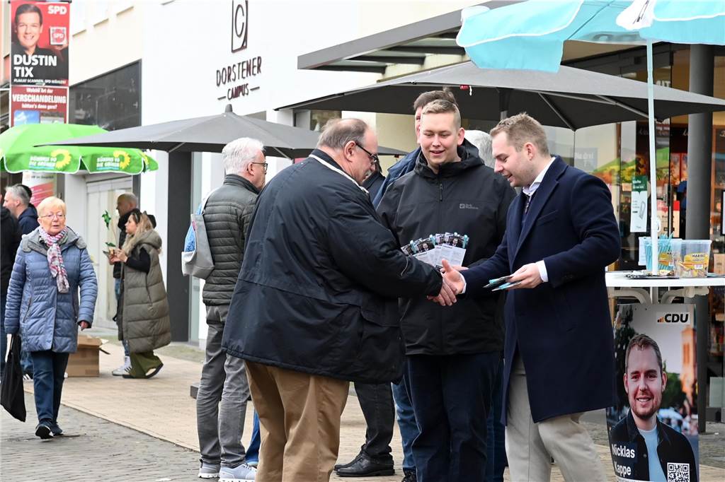 Eindrücke vom Wahlkampffinale in der Dorstener Innenstadt