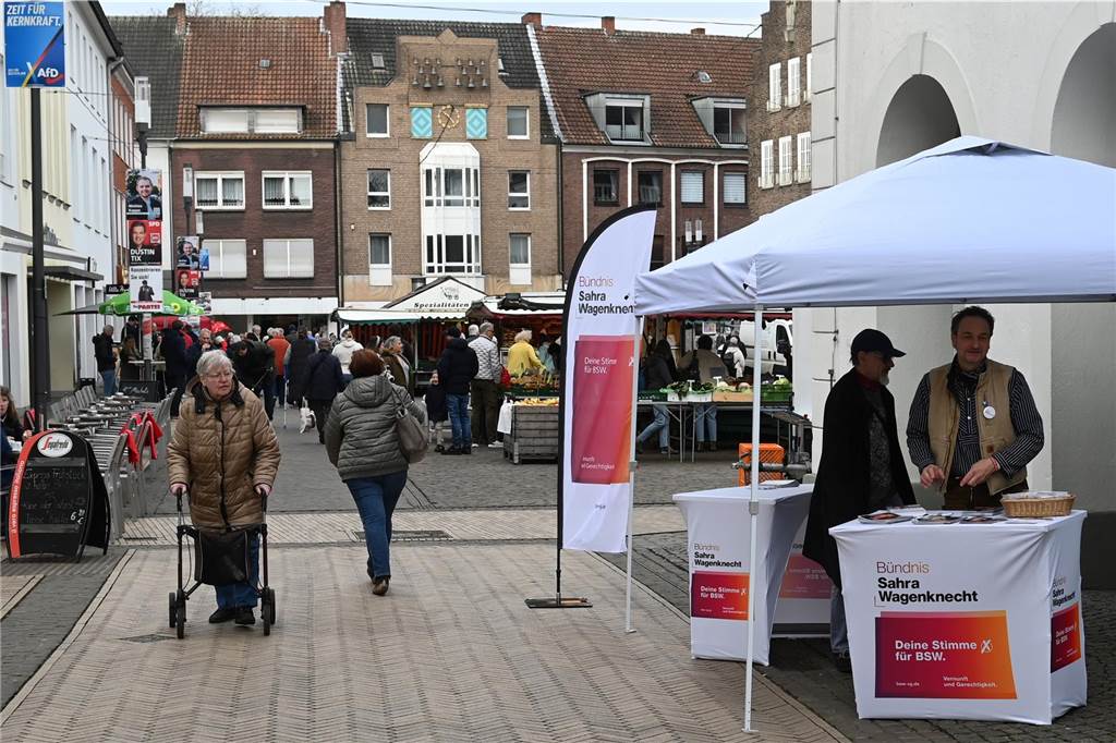 Eindrücke vom Wahlkampffinale in der Dorstener Innenstadt