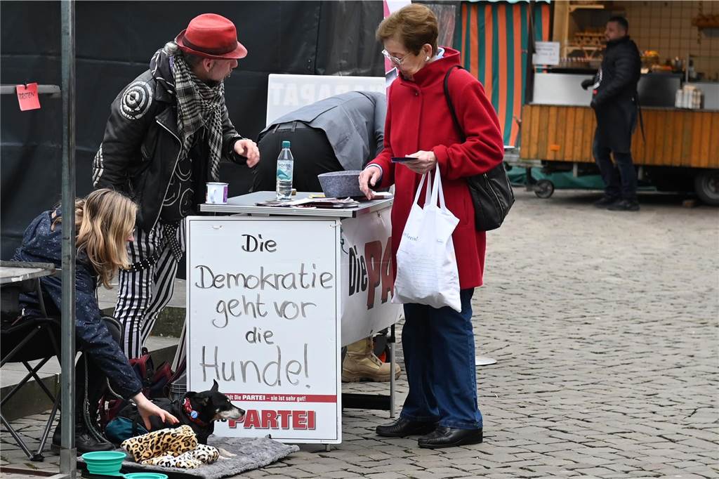 Eindrücke vom Wahlkampffinale in der Dorstener Innenstadt