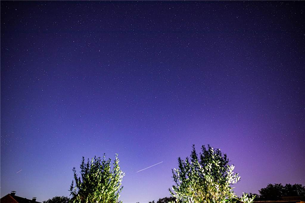 Eindrücke von den Polarlichtern über Dorsten