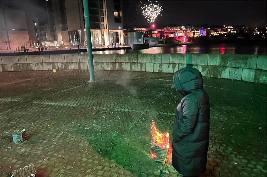 Silvester am Phoenix-See in Dortmund-Hörde