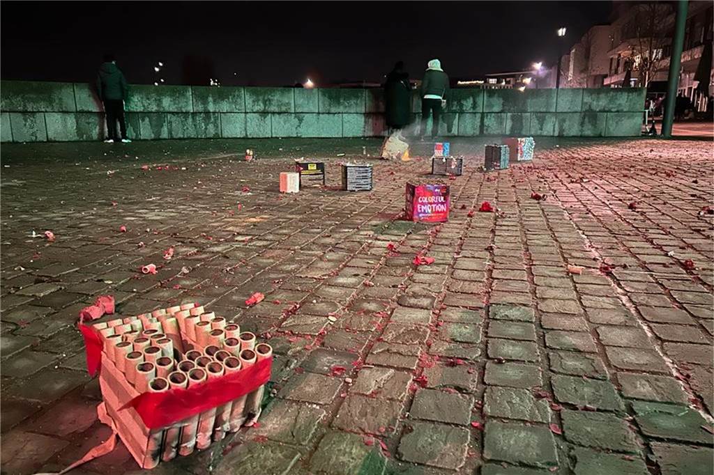 Silvester am Phoenix-See in Dortmund-Hörde