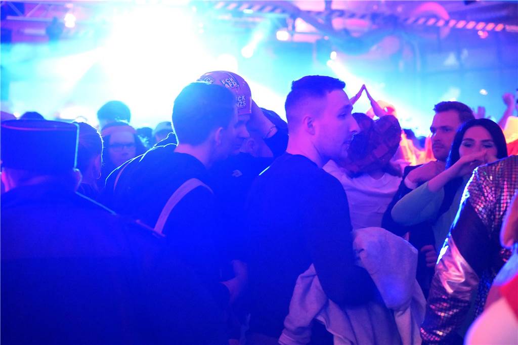 Eindrücke von der After-Zug-Karnevalsparty 2024.