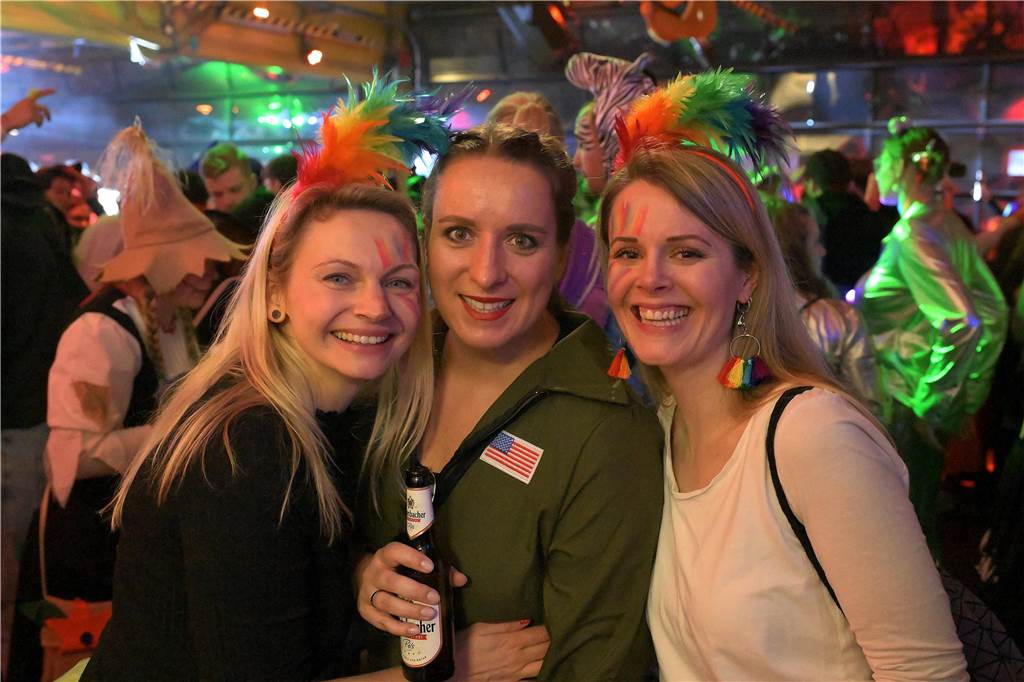 Eindrücke von der After-Zug-Karnevalsparty 2024.