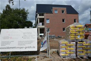 Eindrücke von der Baustelle am Capeller Dorfpark.